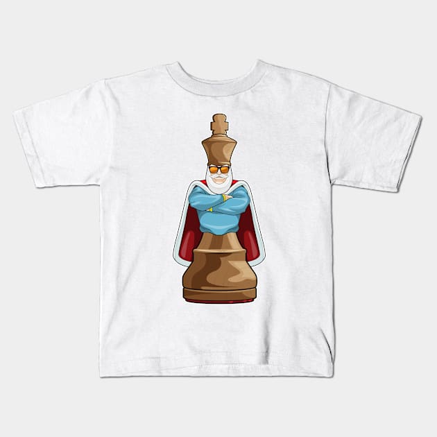 Chess piece King Chess Kids T-Shirt by Markus Schnabel